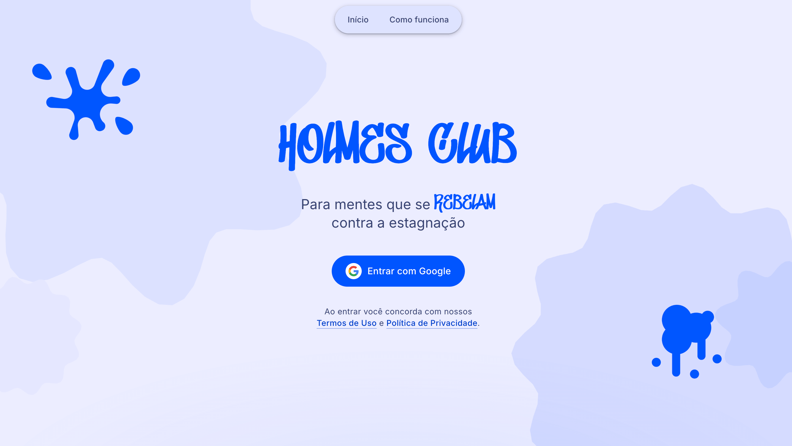 Holmes Club — tela 1